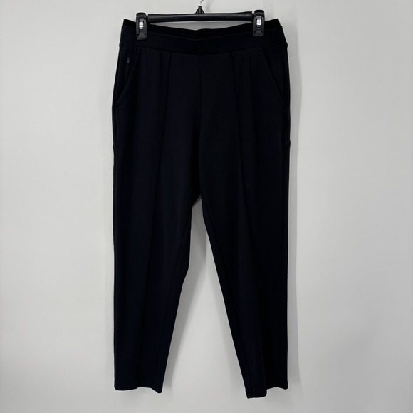 Athleta Pants - Athleta Womens Small‎ Black Venice Pintuck Pants Jogger Zip Pocket Travel Yoga